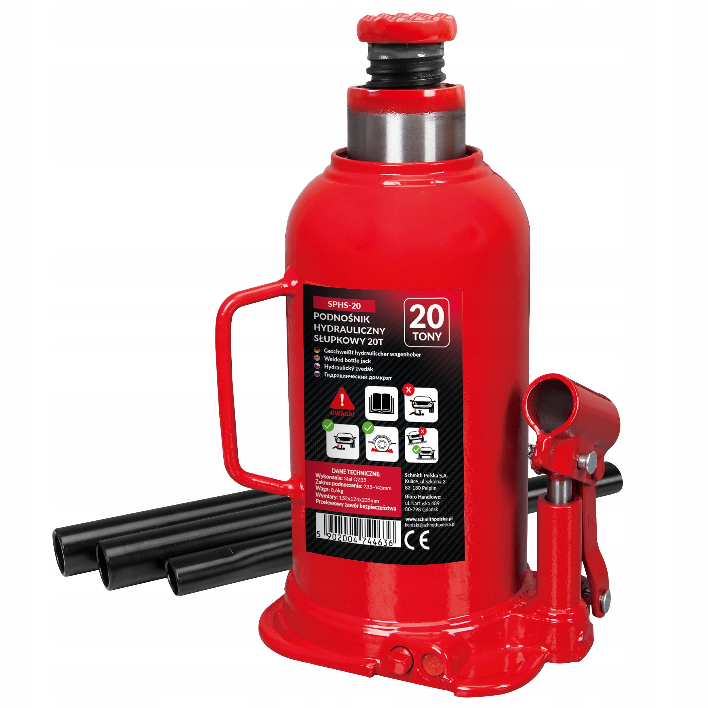 Schmith Hydraulický Stĺpikový Zdvihák 20T