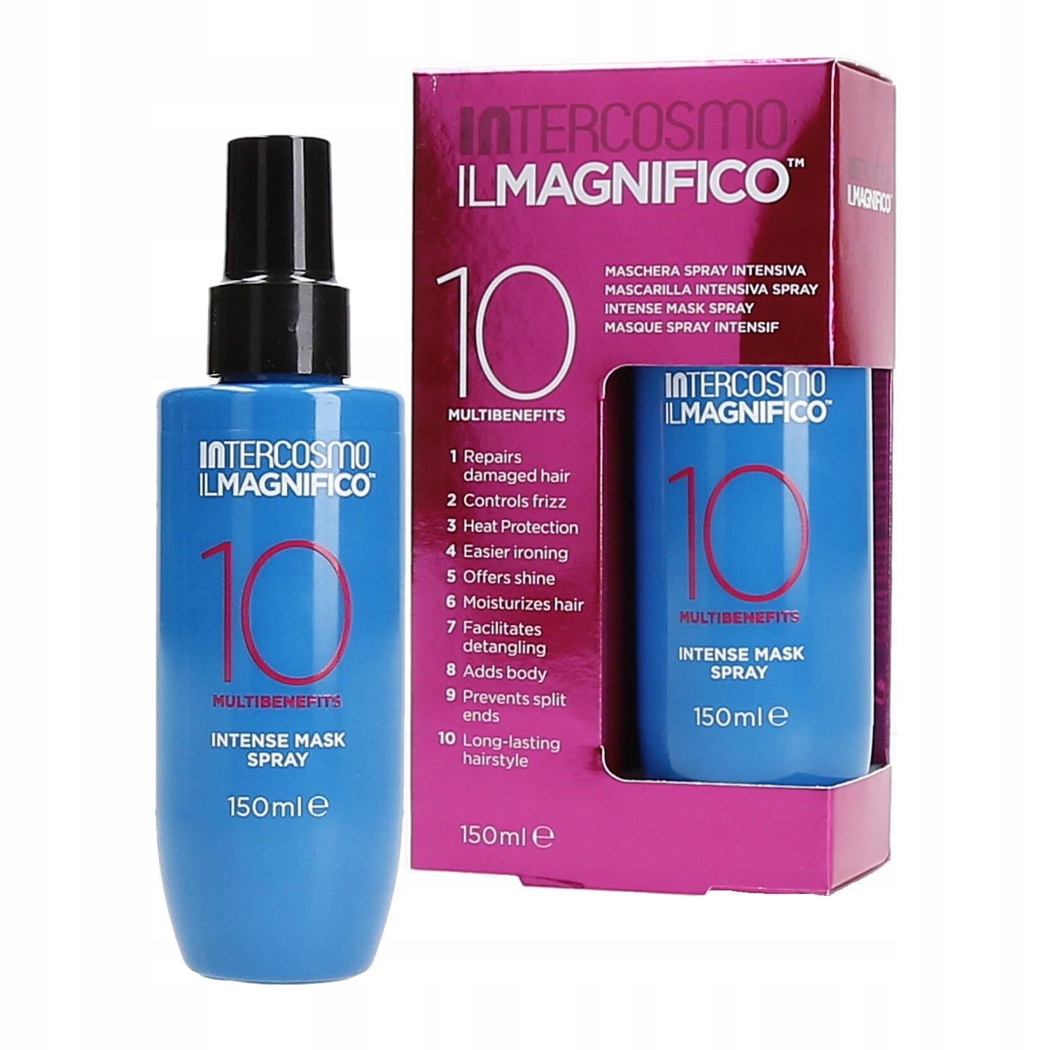 Intercosmo II Magnifico 150 ml maska do włosów w sprayu 10w1