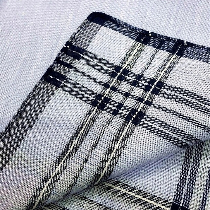 Męskie chusteczki do nosa 40 x 40 cm 12 sztuki Kolor wielokolorowy