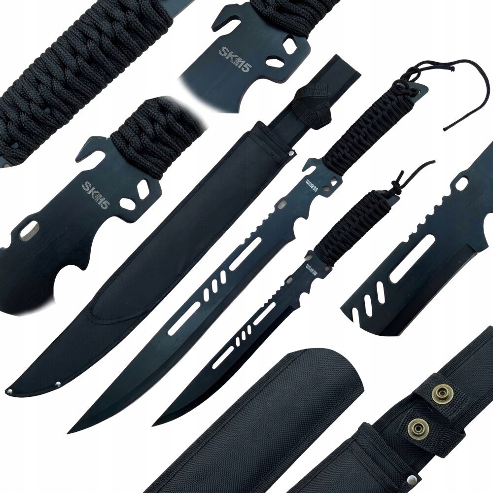 Meč Katana Ninja x 2 Trénink 68 cm a 45 cm D104