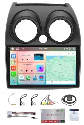 Gps Rádio Android Nissan Qashqai J10 2006-2013 Carplay Wifi Usb 4/64GB