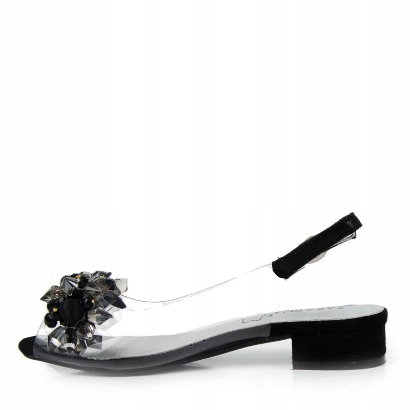 SABATINA 380-9 SANDAŁY TRANSPARENTNE CZARNE 37 Marka Sabatina