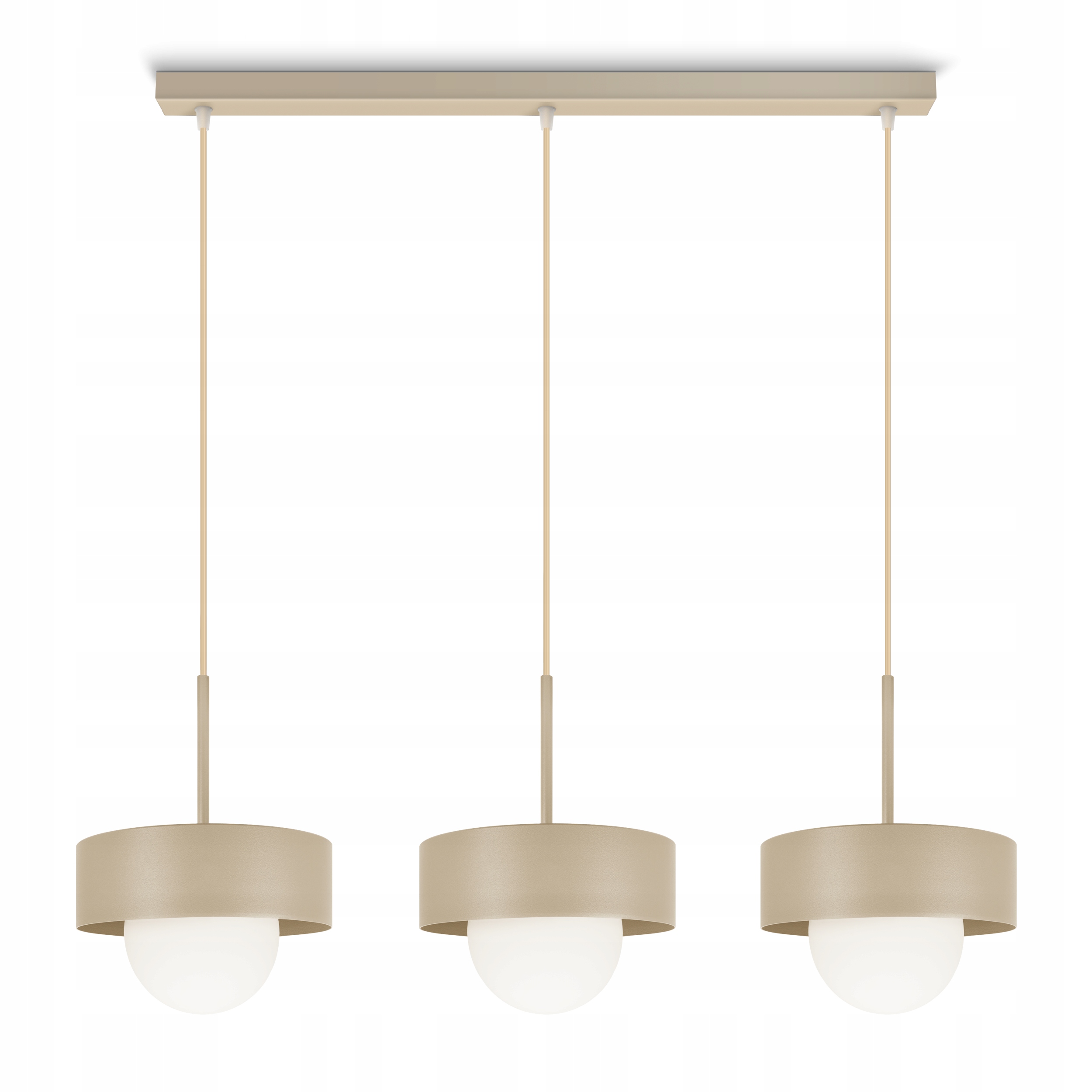 Závěsná stropní lampa Lustr Loft Béžová G9 Skleněné koule Modern Luxolar