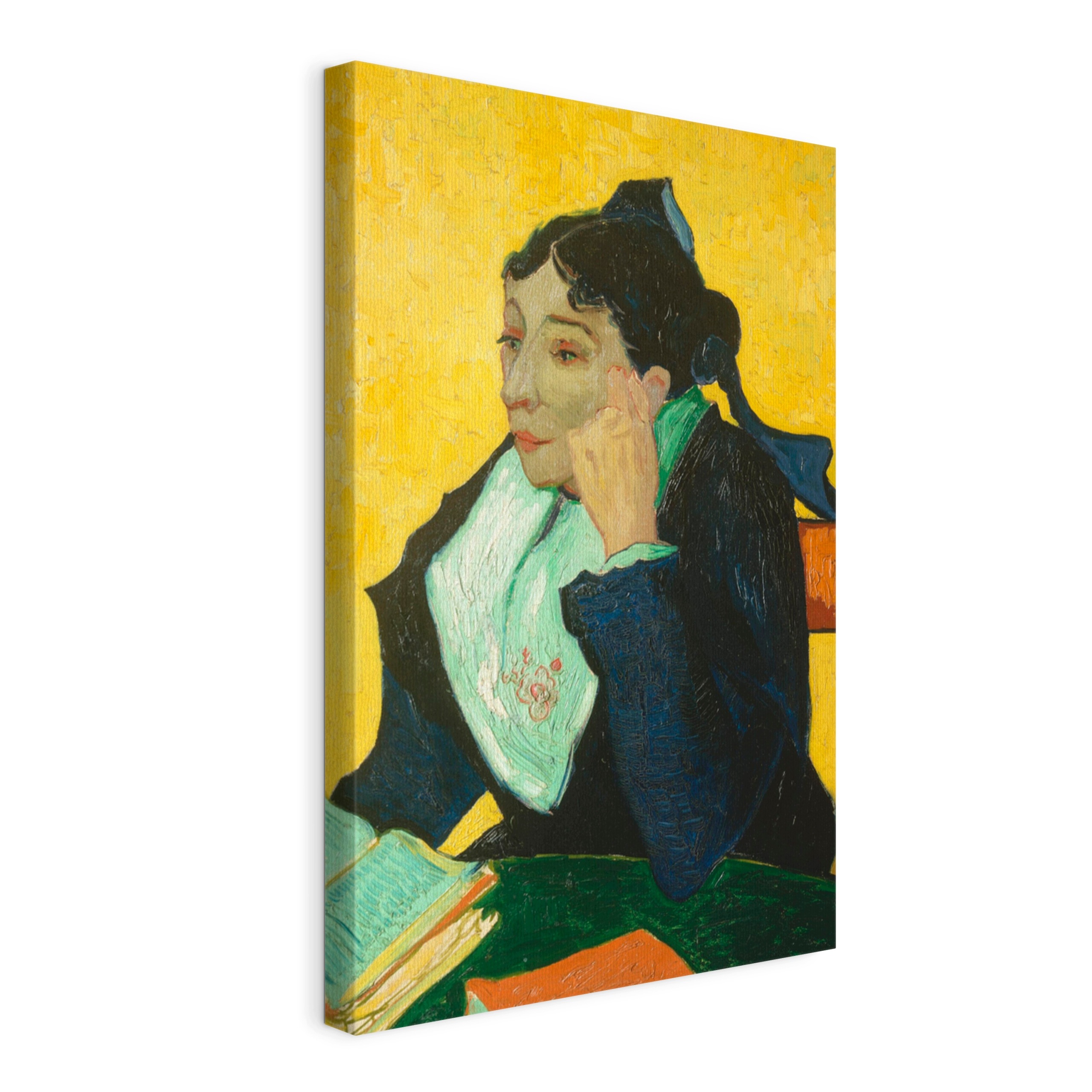 Obraz na plátně V.v. Gogh paní Joseph-Michel Ginou60x90 cm