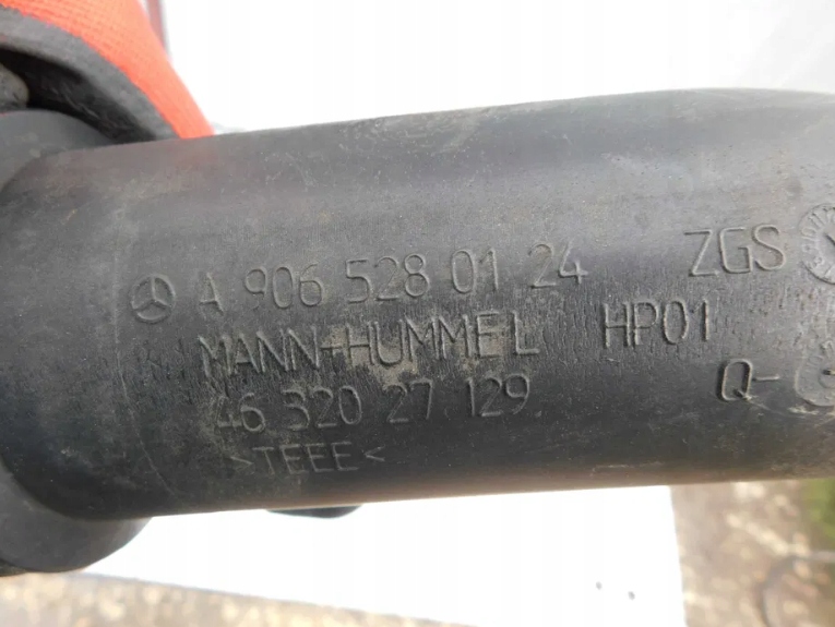 Sprinter 906 2.2 CDI 646 pipe tube wiring air header pipe 9065280124