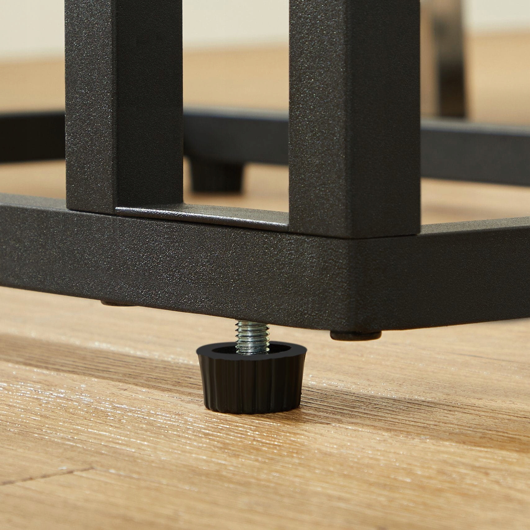 STOLIK KÓŁKA INDUSTRIALNY LOFT RUSTYKALNY VINTAGE Kolor mebla czarny odcienie brązu