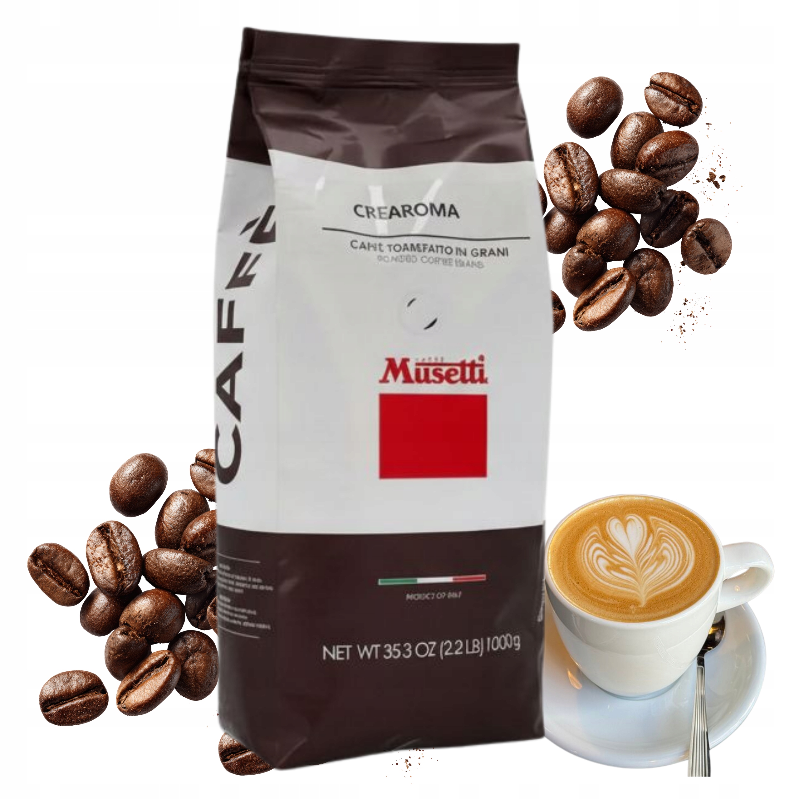 Kawa ziarnista Musetti Crearoma 1KG