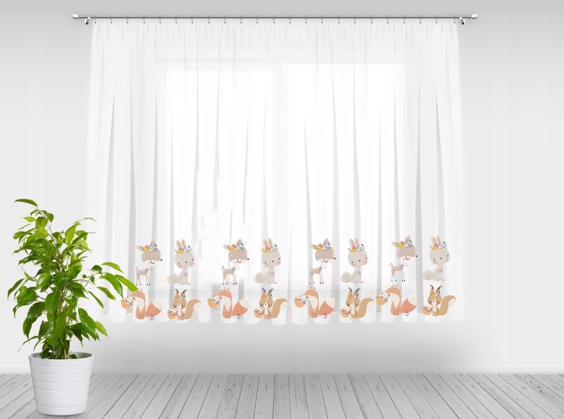 firanka dziecięca przelotki szelki różne motywy