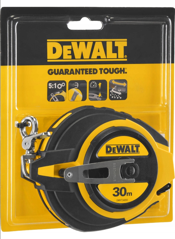 

Stalowa Miara Zwijana 30 M DWHT0-34093 DeWalt