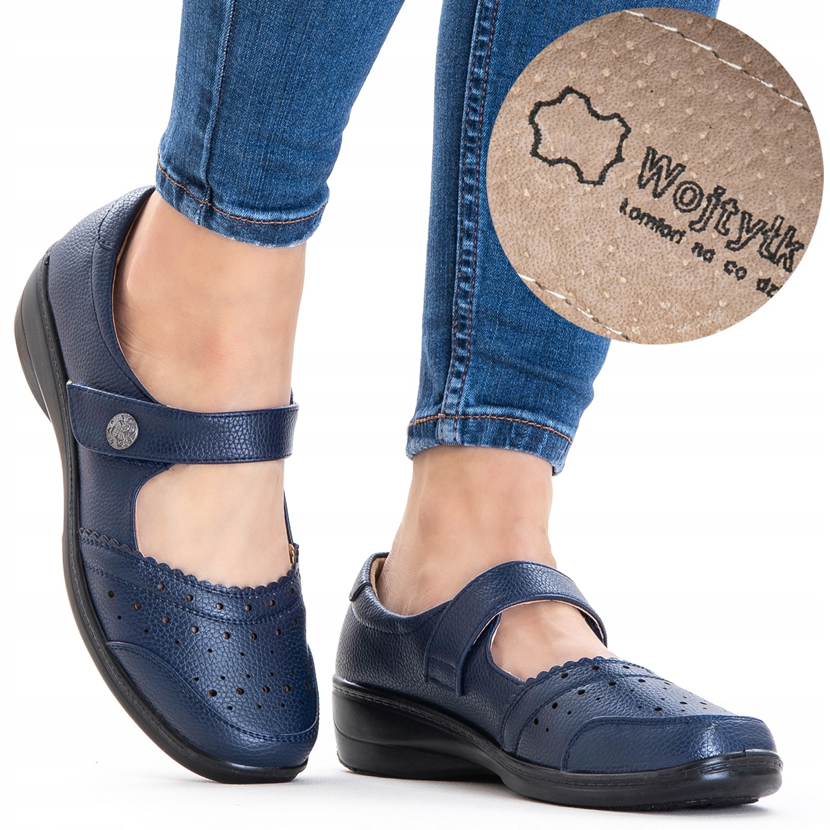 Polobotky Tuhost H měkké Suchý Zip lehké pohodlné prodyšné Wojtyłko 38