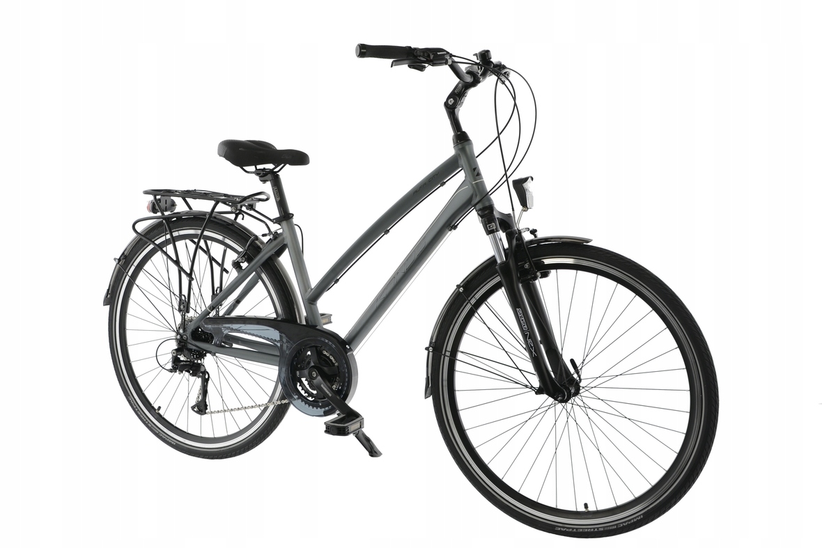 Rower Kands Trekking 28 Alfa City D17 graf-zło r22