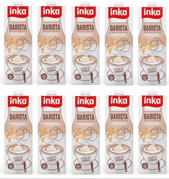 Levně Inka Rostlinný Nápoj Barista Ovesný Bez Přidaného Cukru Vegan 10x 1L