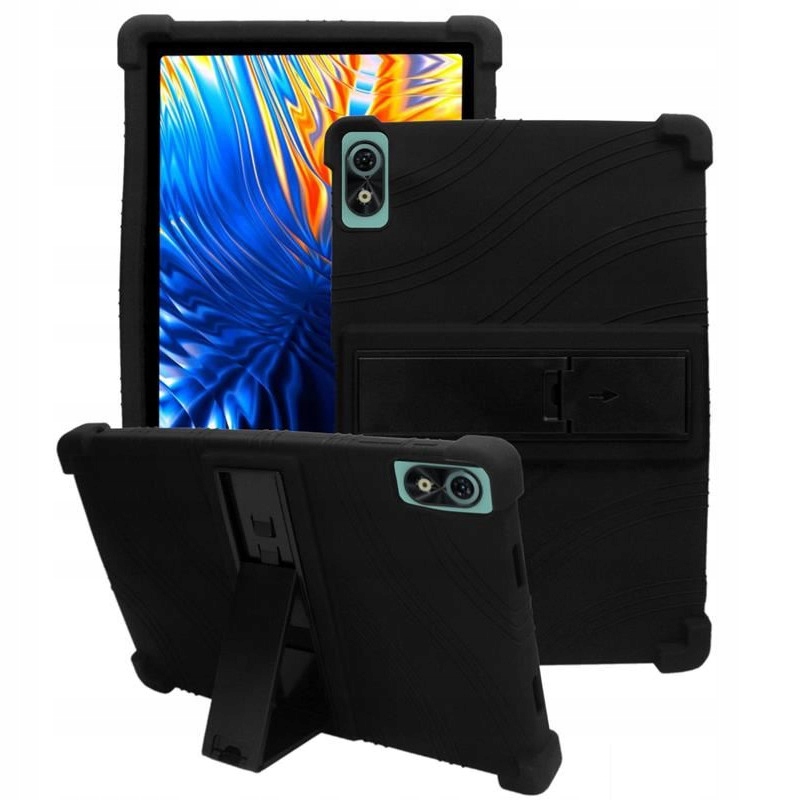 Etui do Doogee T10 Plus 10.5 Case Obudowa Pokrowiec Silikon czarne i Szkło