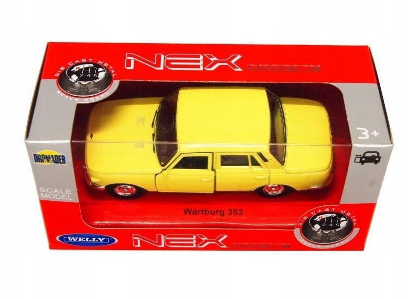 WARTBURG 353 1:34 ŻÓŁTY