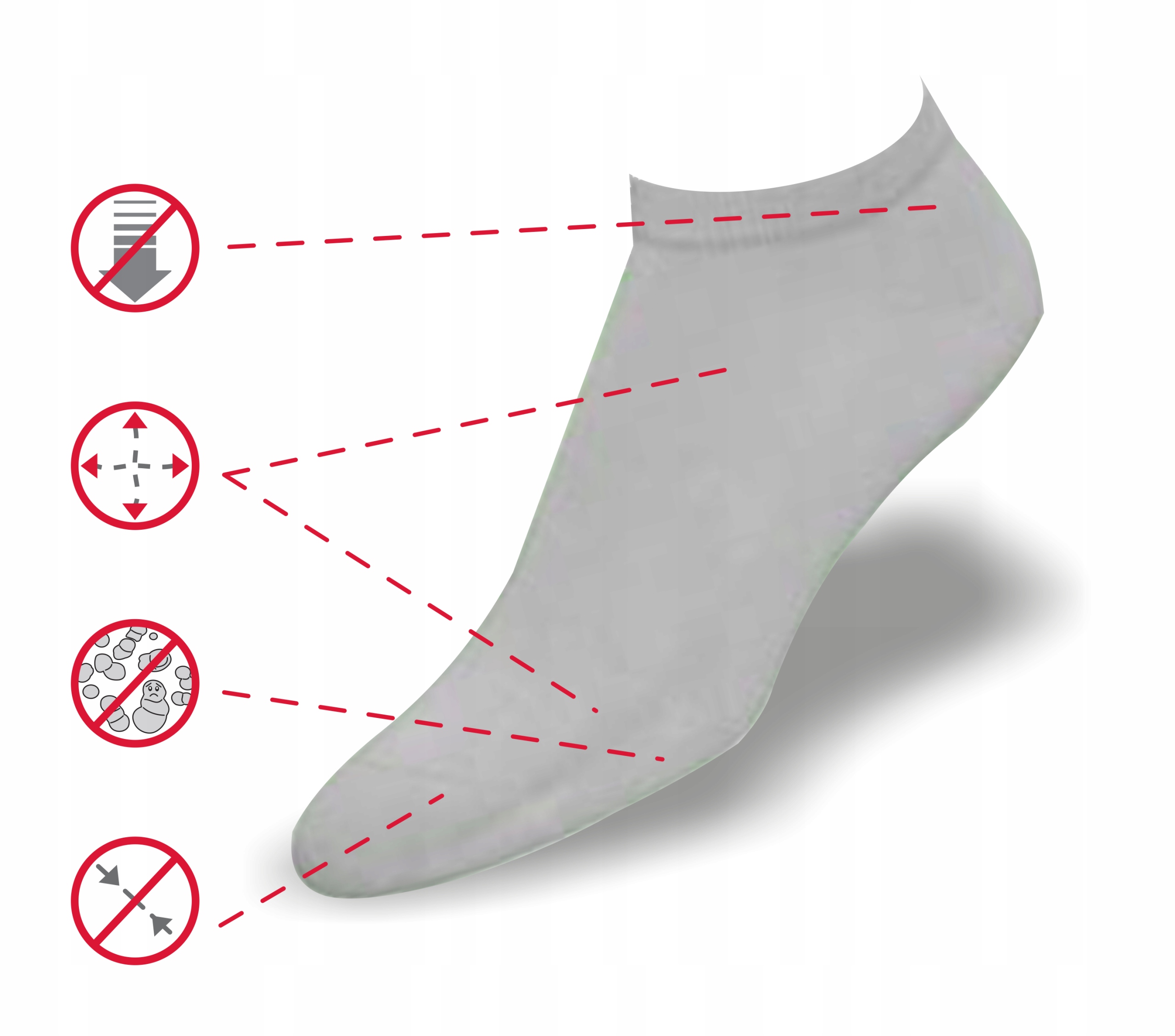 STOPKI BAMBUSOWE SKARPETKI ELASTYCZNE MĘSKIE POLSK Fason stopki