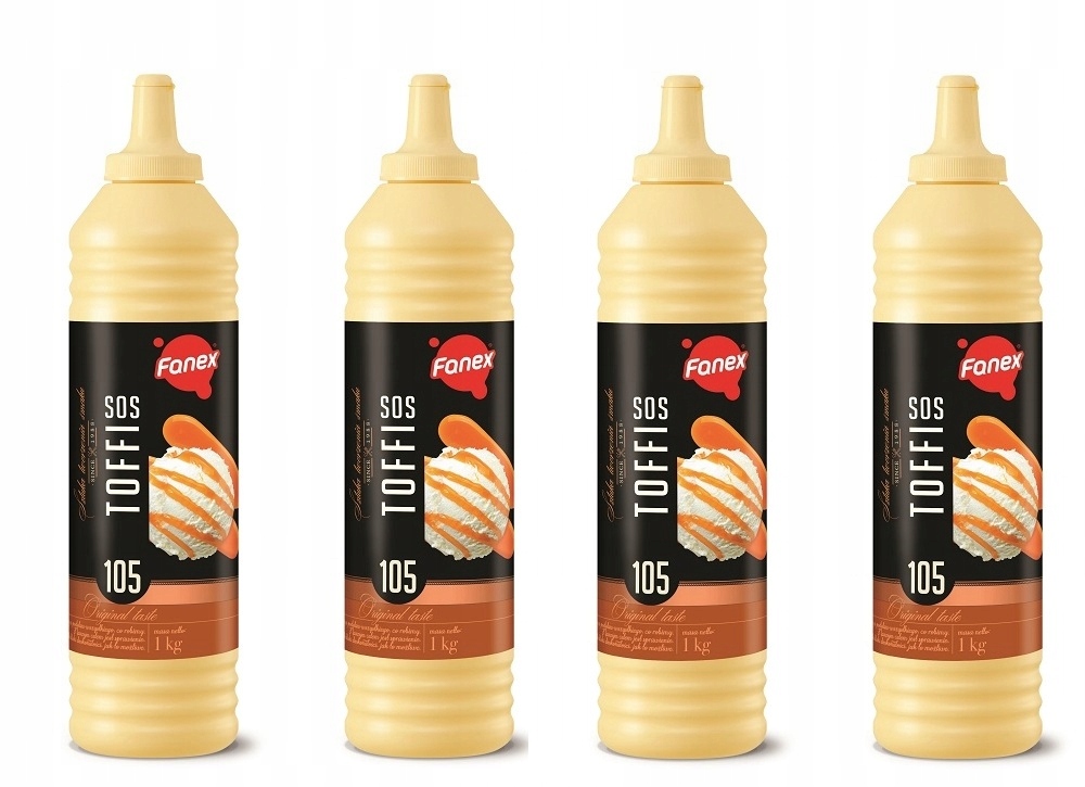 Levně 4 x 1 kg Fanex omáčka dezertní toffi Karton