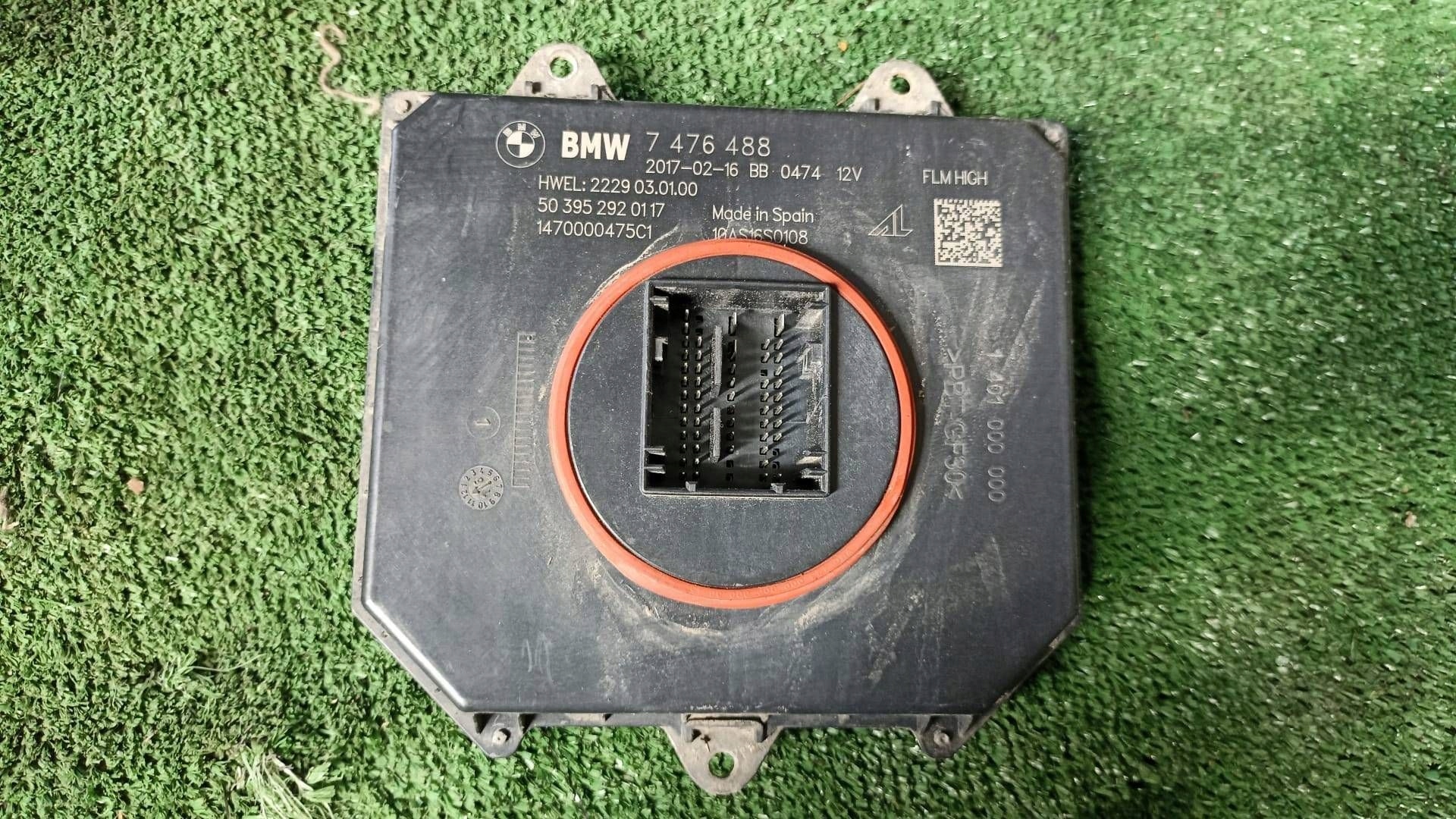 BMW 5 G30 G31 module control unit lights LED 7476488