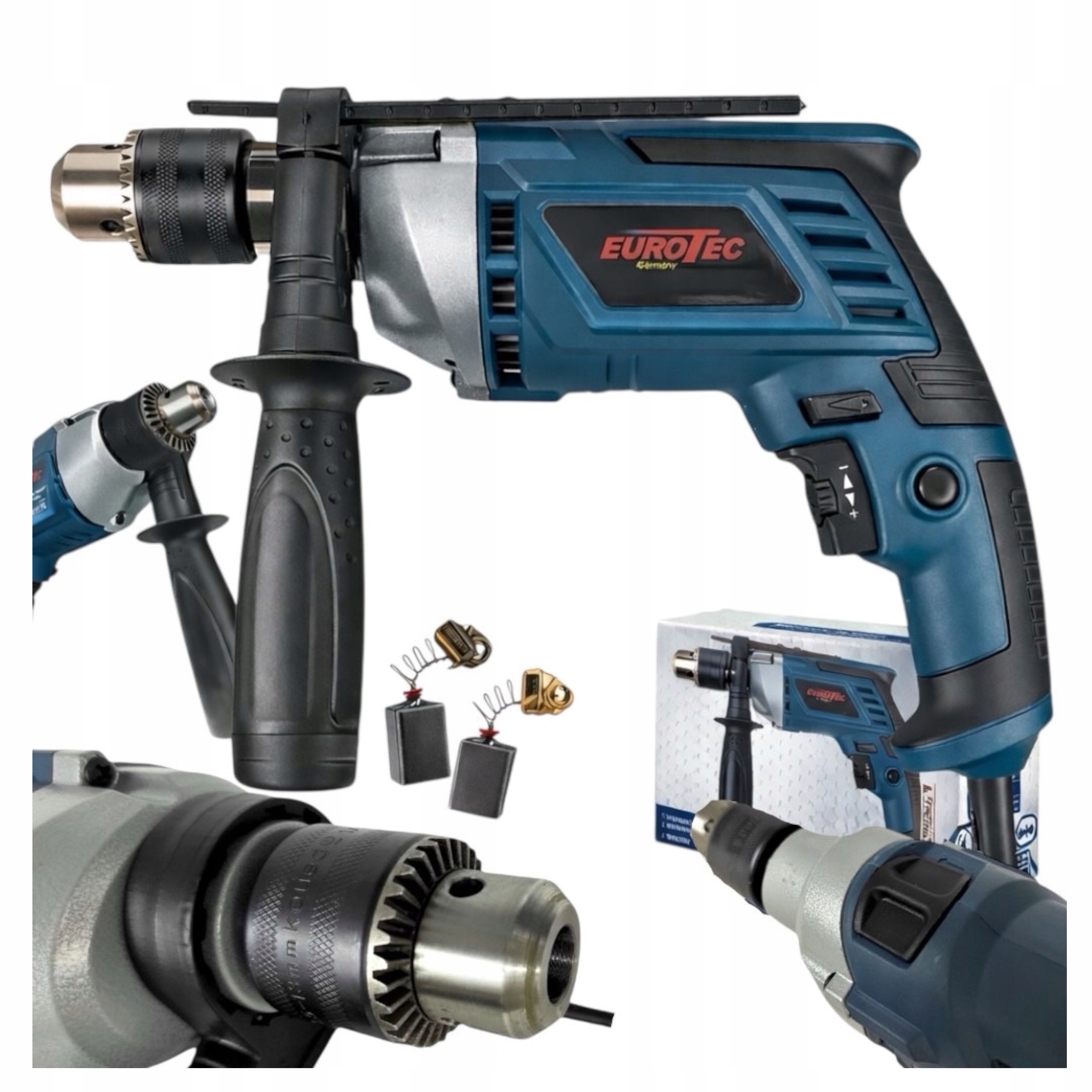 Wiertarka Udarowa Elektryczna Z Udarem 1700W Uchwyt 0-13mm Z Regulacją Obr