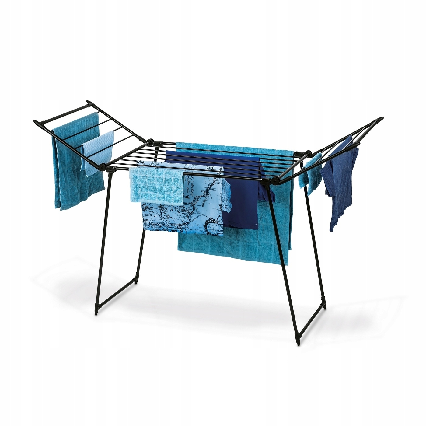 Suszarka na Pranie Balkonowa Solidna Konighoffer Navy Black 174x64x108cm