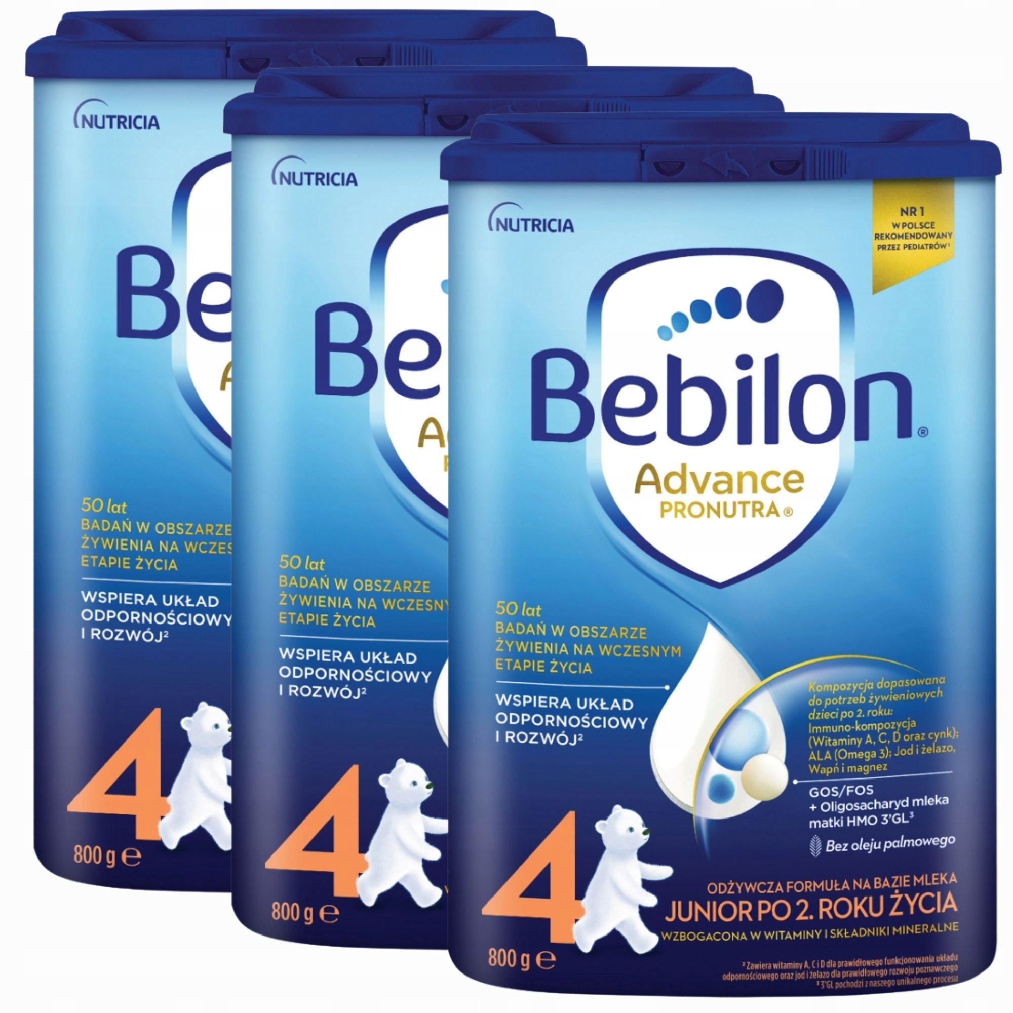 Bebilon 4 Pronutra Advance mleko modyfikowane powyżej 2 roku 800 g