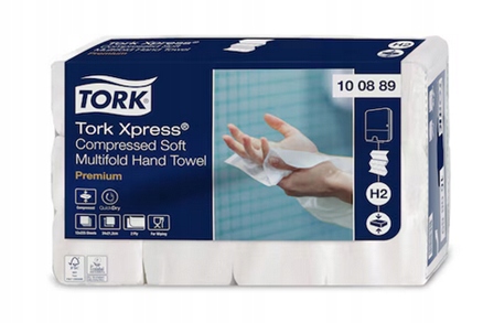 Levně Ručníky Tork papírové skládané Xpress Premium Soft bílá H2 2700ks 1krt