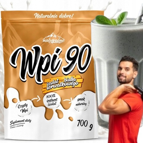 Bílkovina Wpi čistý izolát Naturalne Nutrition Wpi 90 Instant Pure 700g Natur