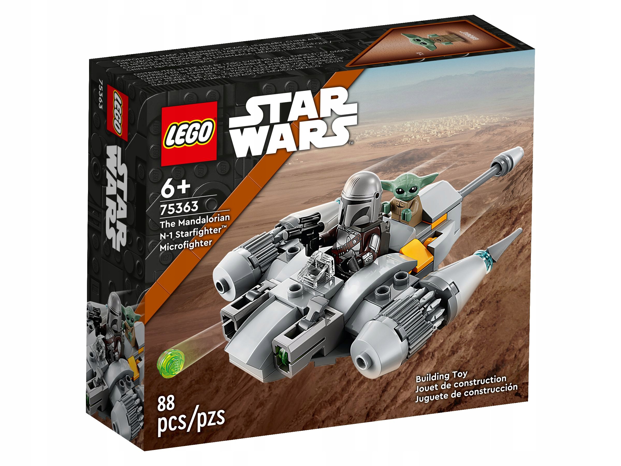 Lego 75363 Star Wars Myśliwiec N-1 Mandalorianina w mikroskali