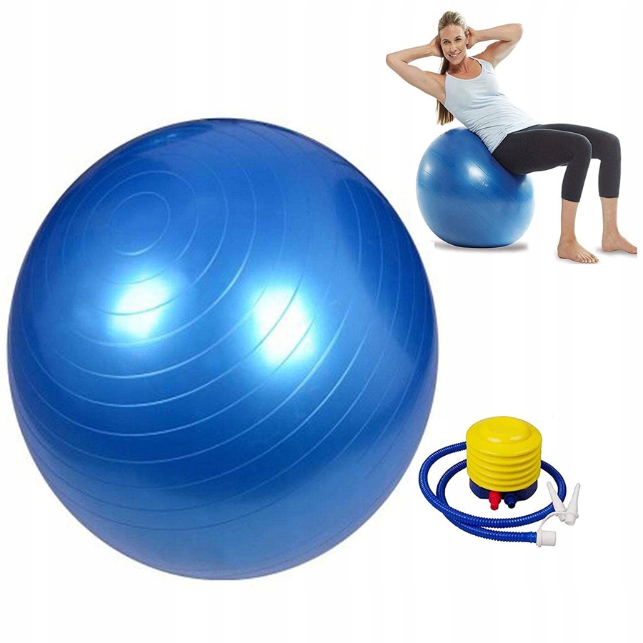 

Piłka Gimnastyczna Pompka 65cm Do Ćwiczeń I16857