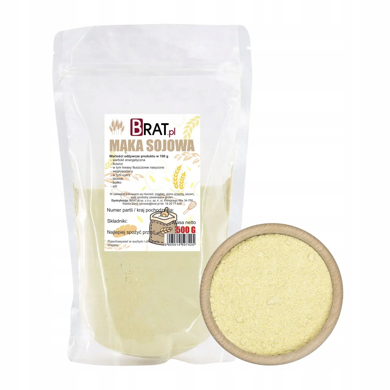 Levně 6X Brat Sójová mouka 500 g