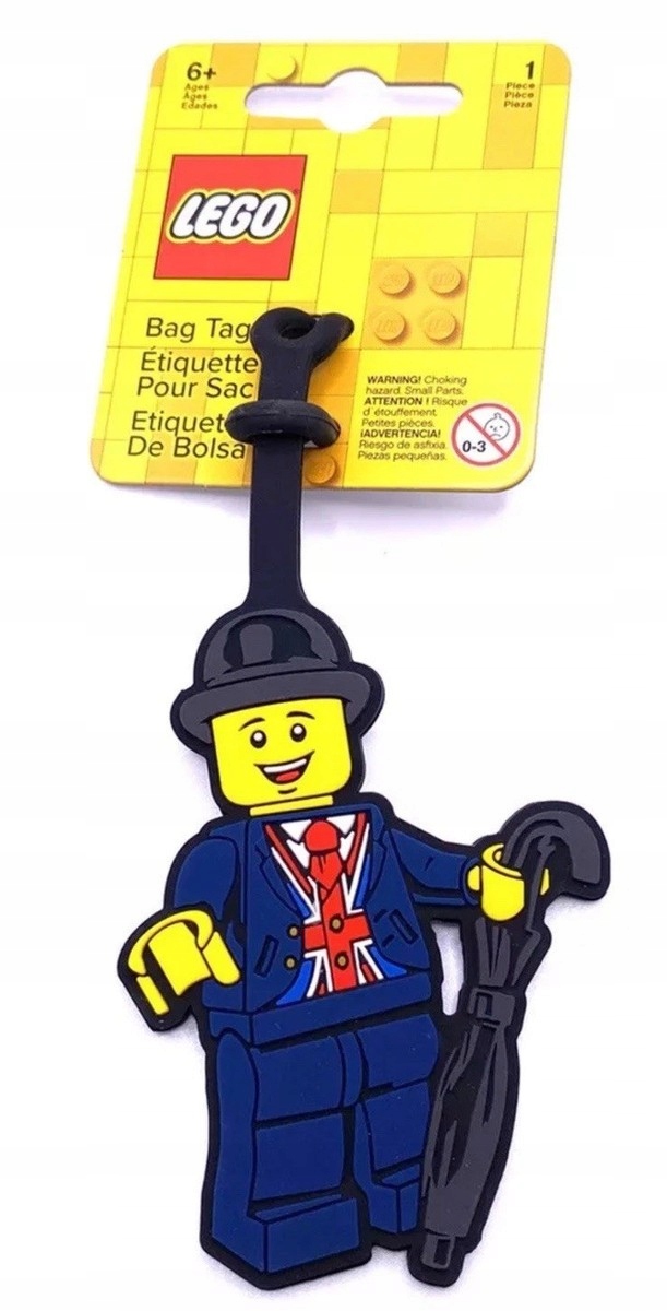Lego Lester Leicester 5006073 Bag Tag zawieszka walizki Uk brelok breloczek