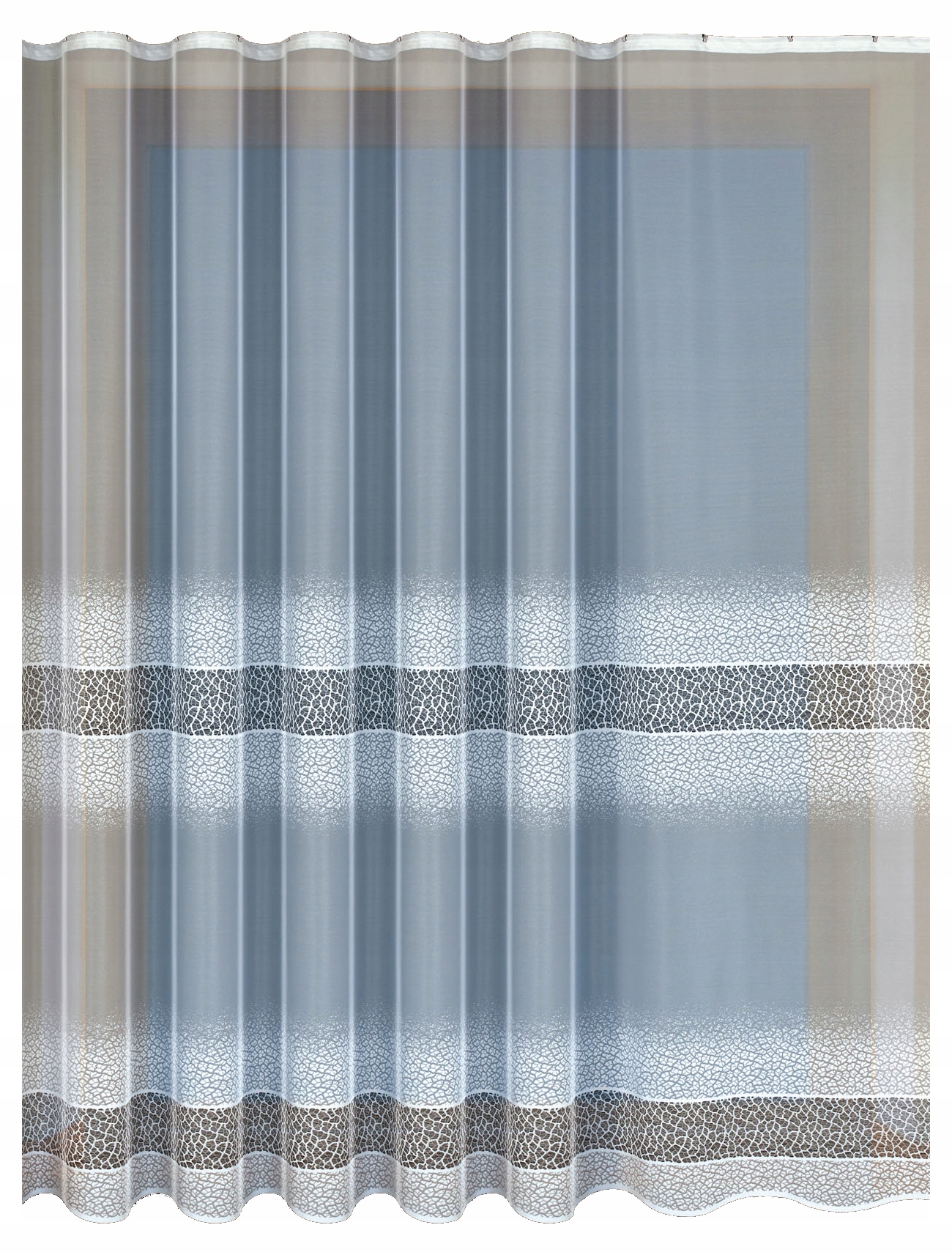 Záclona Na Pásku Moderní Ažurový Vzor 400x150