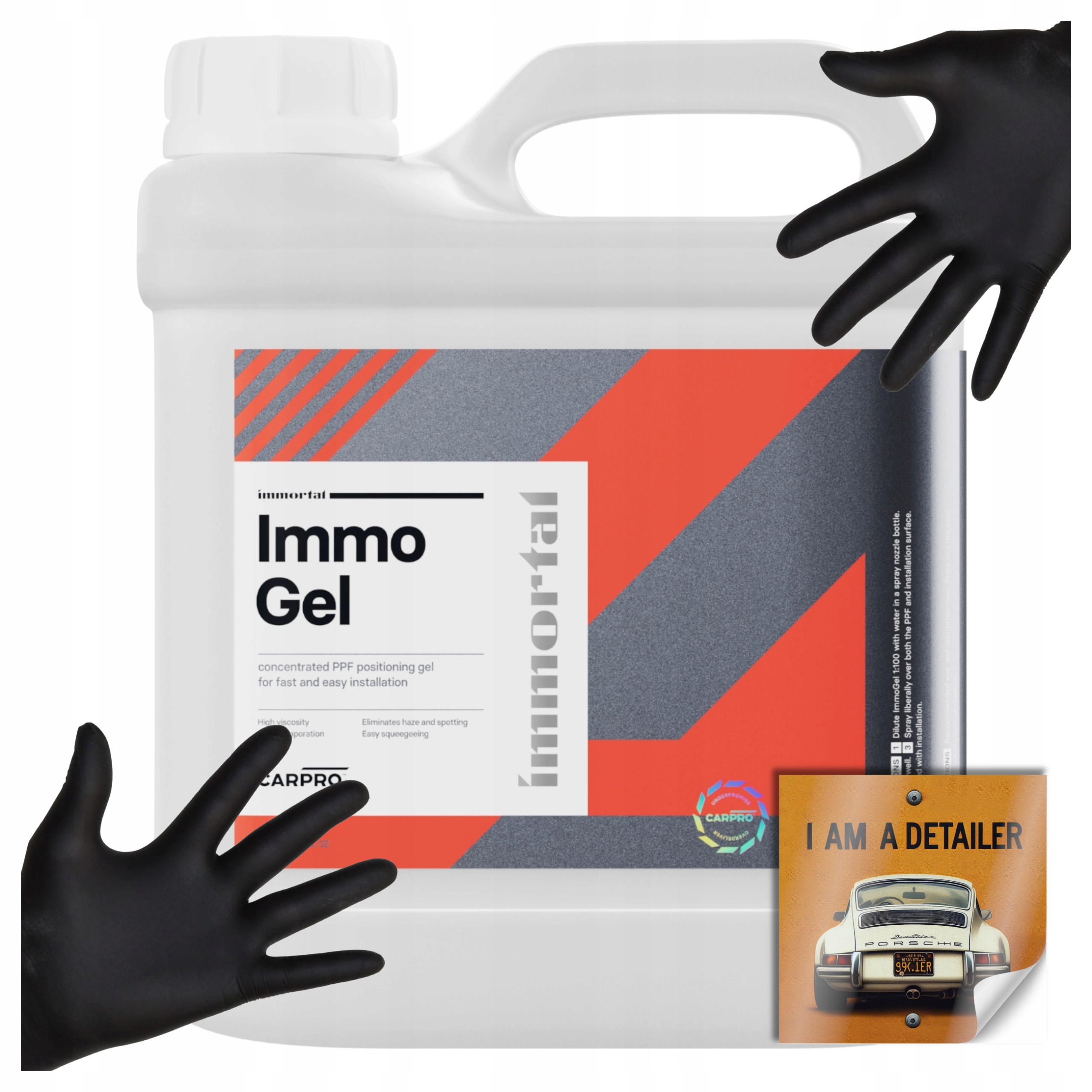 CarPro ImmoGel Gél na aplikáciu bezfarebných fólií 4L Hydratuje pokožku