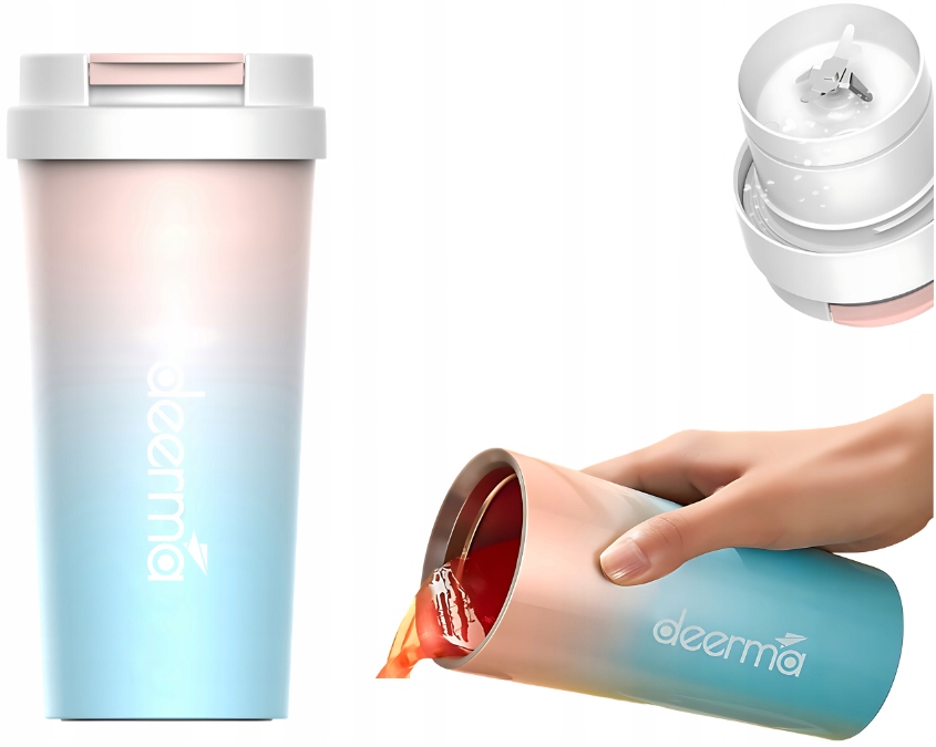 Bezdrátový mixér Deerma Dem-nu90 Chlazení Izolace Hrnek Příslušenství