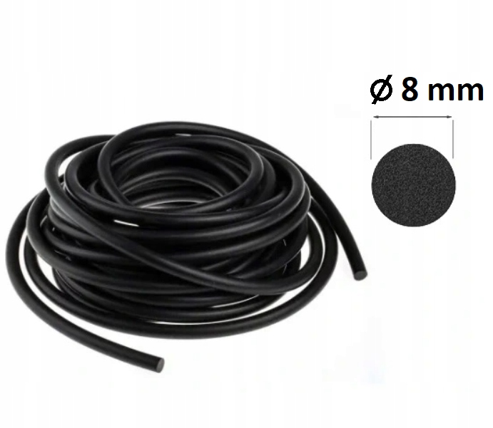 SZNUR SPIENIONY MIKROGUMA USZCZELKA EPDM 8mm 20M
