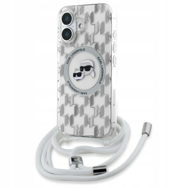 Karl Lagerfeld KLHMP16SHCKCKLCT iPhone 16 6.1" transparent hardcas