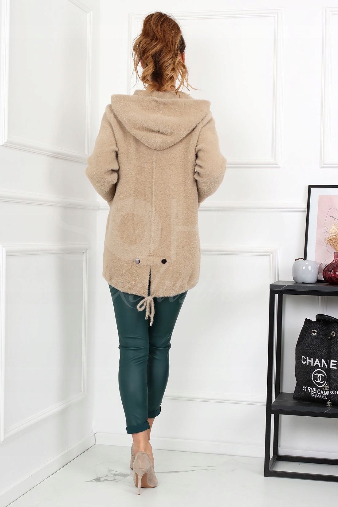 ALPAKA SWETER BLUZA SPORTOWA KAPTUR CAMELOWY 2343 Model 2343