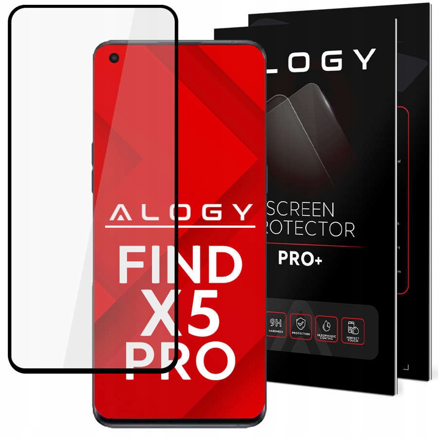 

Szkło do Oppo Find X5 Pro, Full Glue Alogy do etui