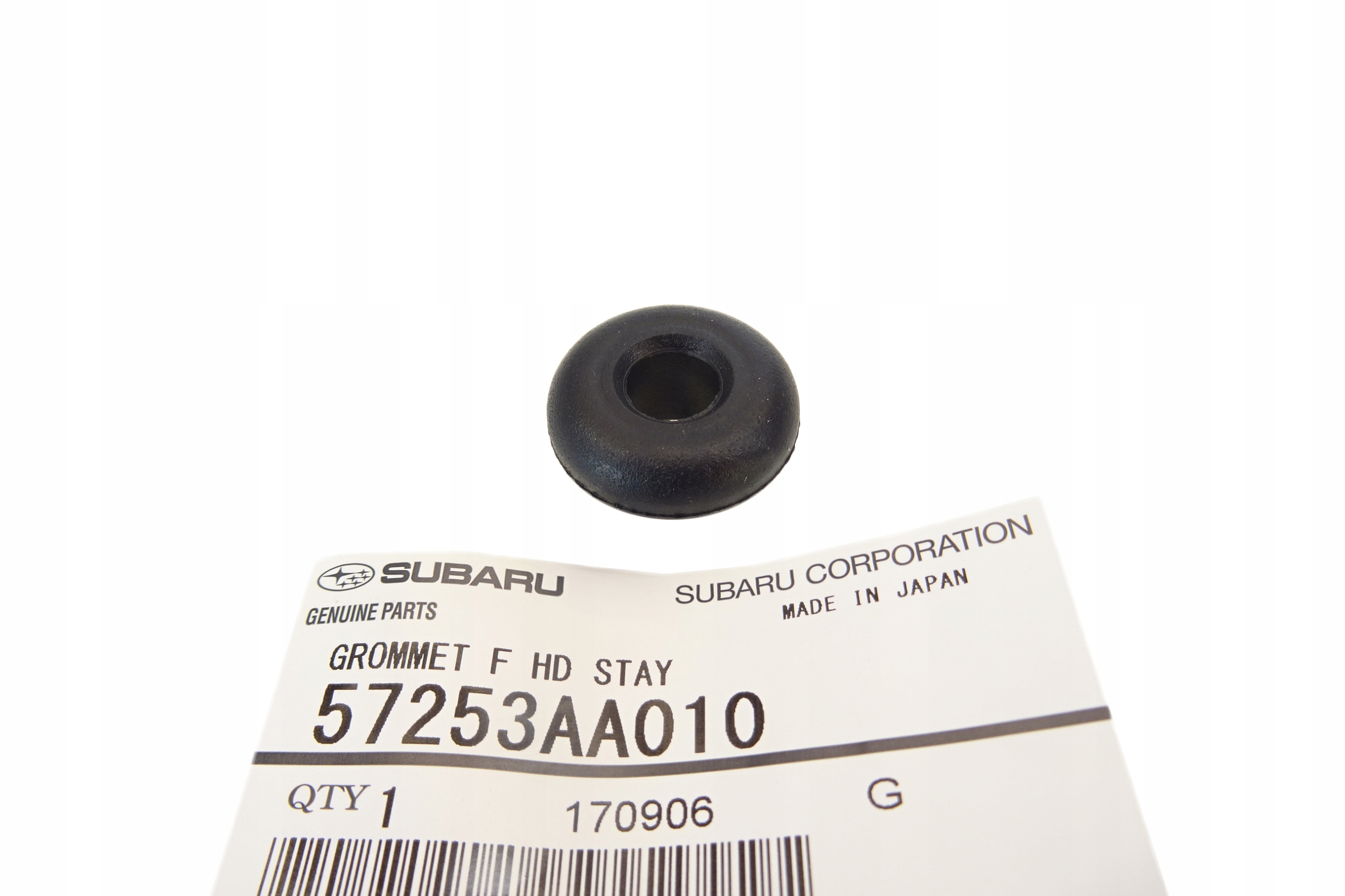 MOCOWANIE UCHWYT ZACZEP GUMKA PODPORY MASKI PRZEDNIEJ SUBARU