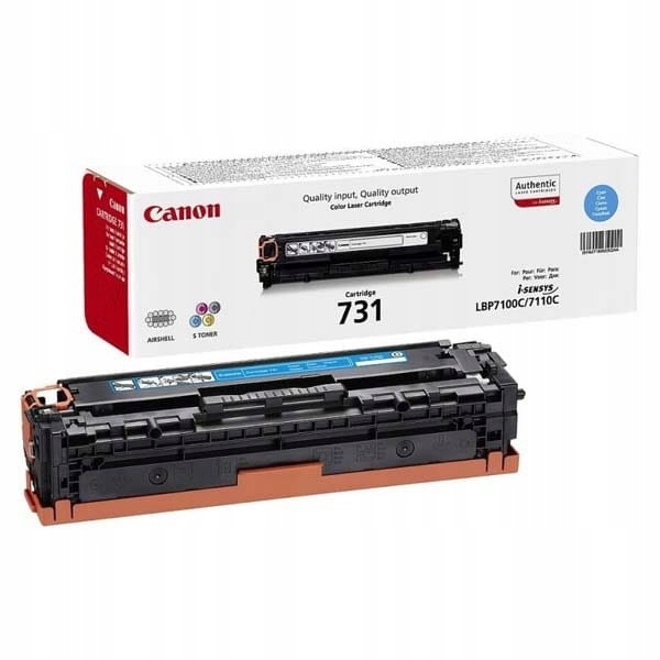 Canon originální toner CRG731, cyan, 1500 s,