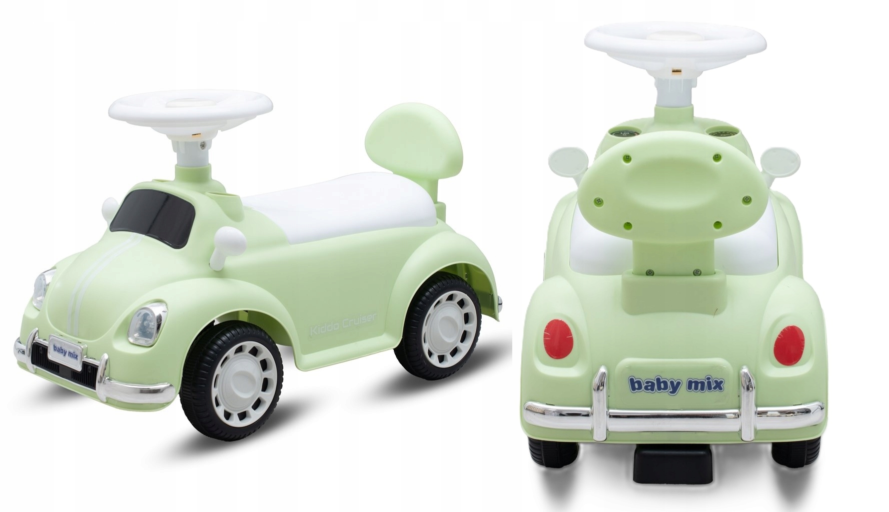 Babymix Kiddo Cruiser jeździk dziecięcy autko dla dziecka baby mix Mint
