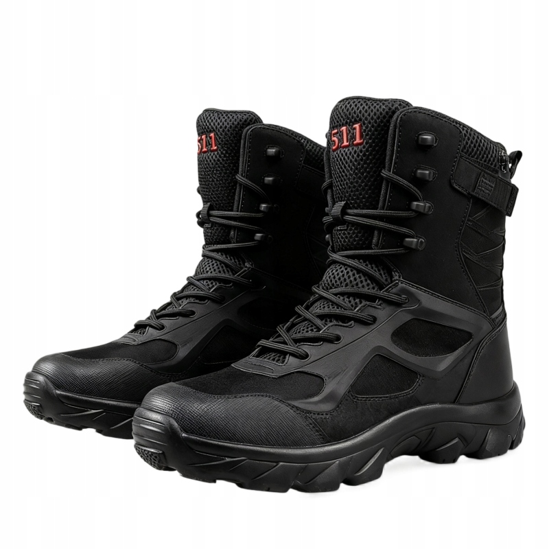 Taktické Vojenské, Voděodolné Trekové Kožené Boty