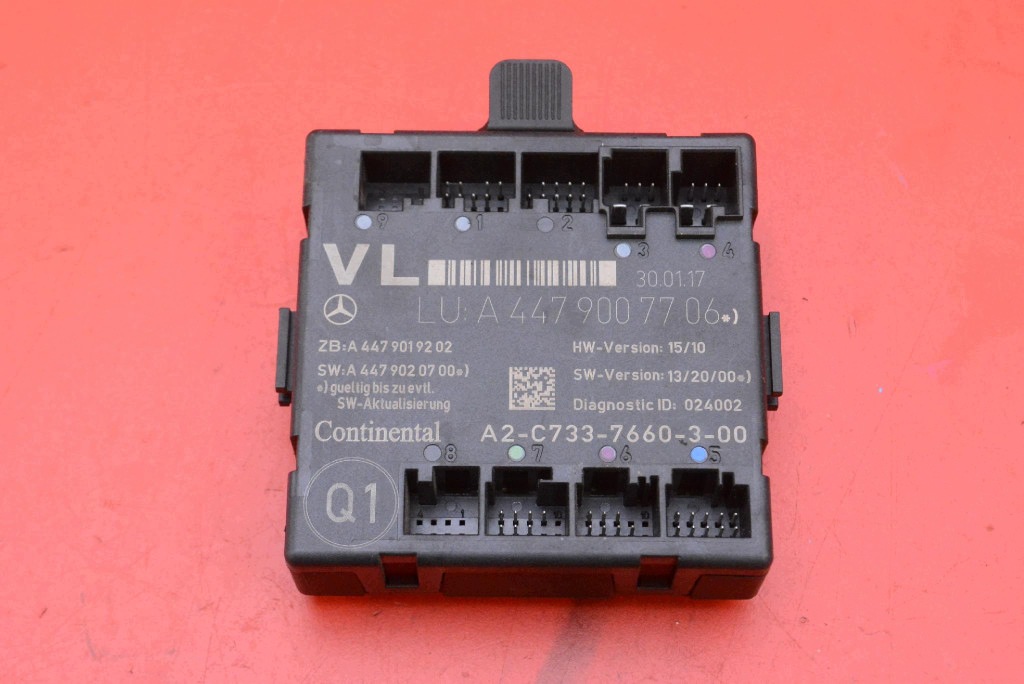 control unit module door left front A4479007706 MERCEDES VITO W447 14-20