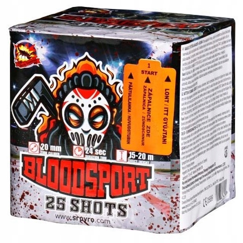 

Wyrzutnia Fajerwerków Bloodsport 25 Strzałów
