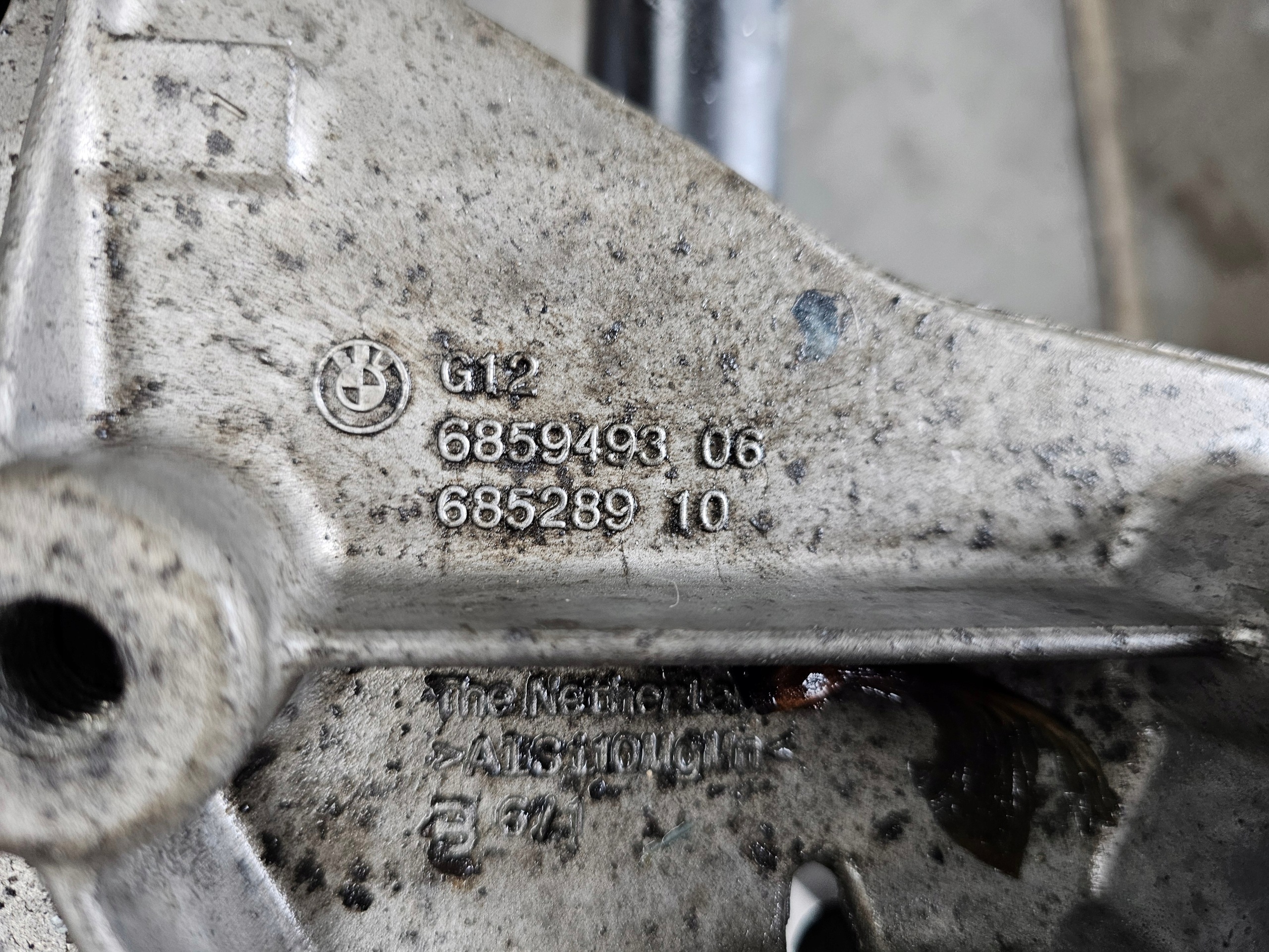 subframe axle beam sider sususpension front BMW G30 530e 6859493