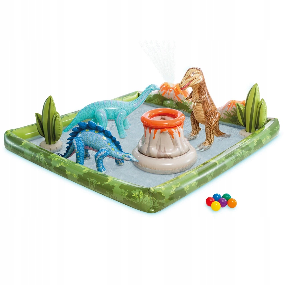 Intex Hracie centrum Jurský park 201 × 201 × 36 cm 56132