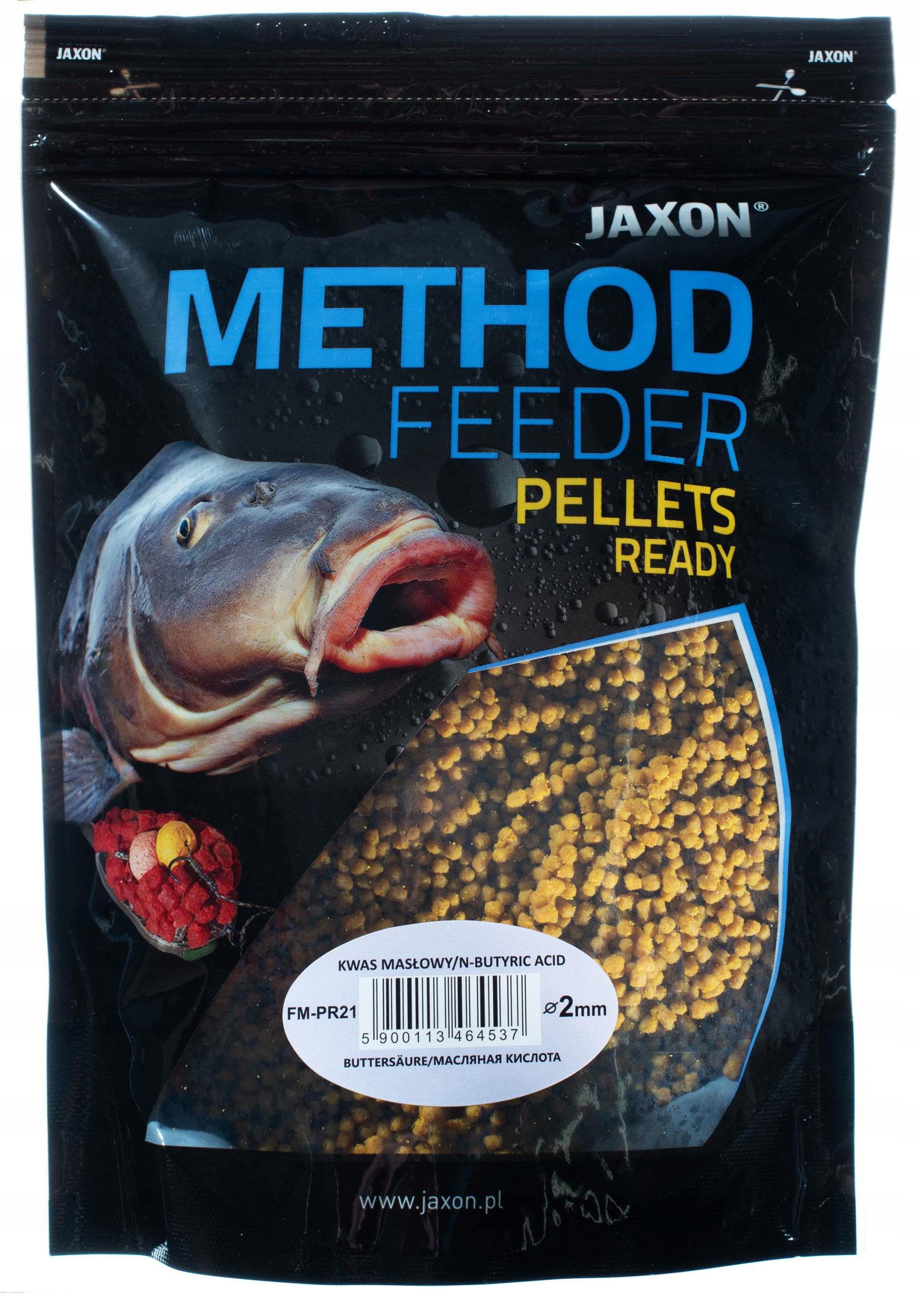 KWAS MASŁOWY 2mm PELLET READY GOTOWY METHOD FEEDER JAXON