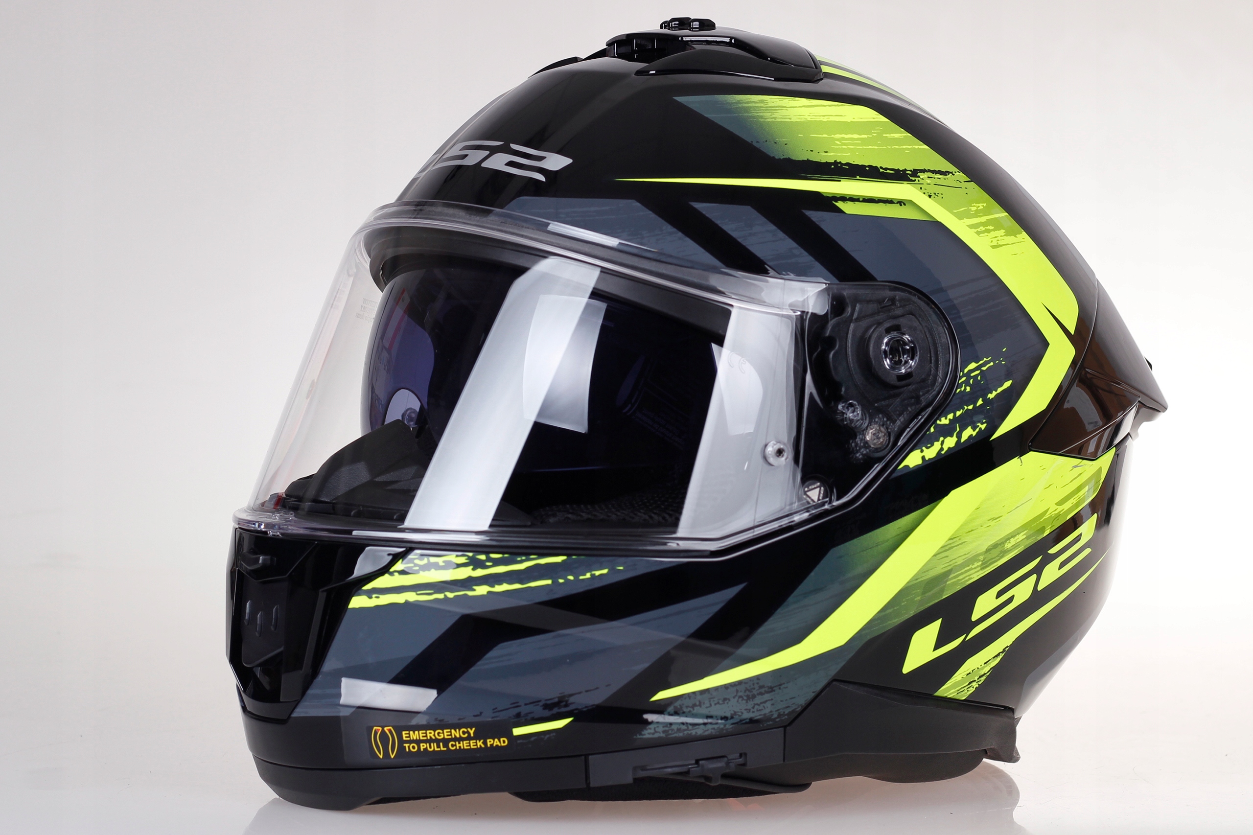 LS2 FF808 STREAM II KASK MOTOCYKLOWY System PINLOCK ECE 22.06 Fury fluo Producent LS2