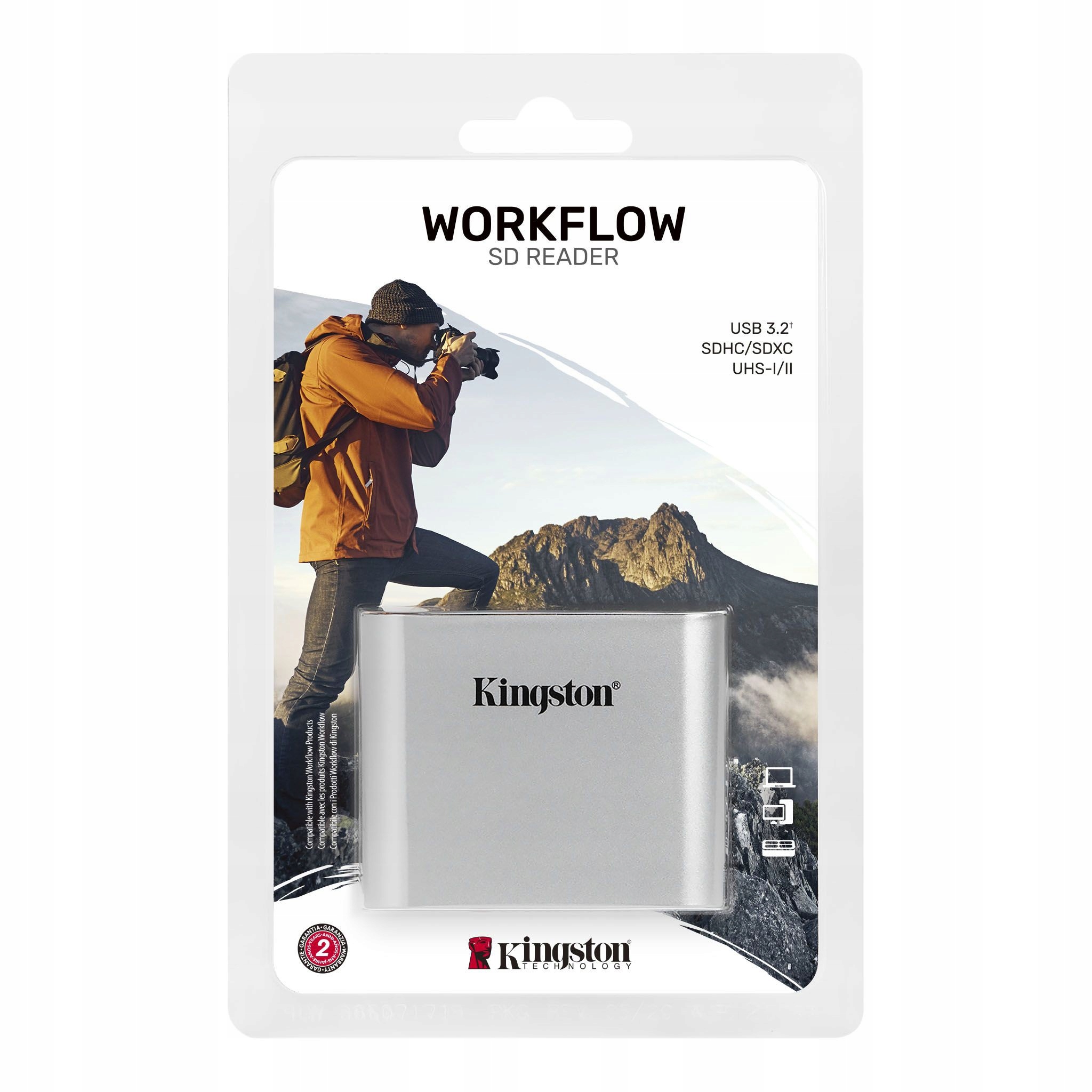 Czytnik Kingston Workflow USB 3,2 Model WFS-SD
