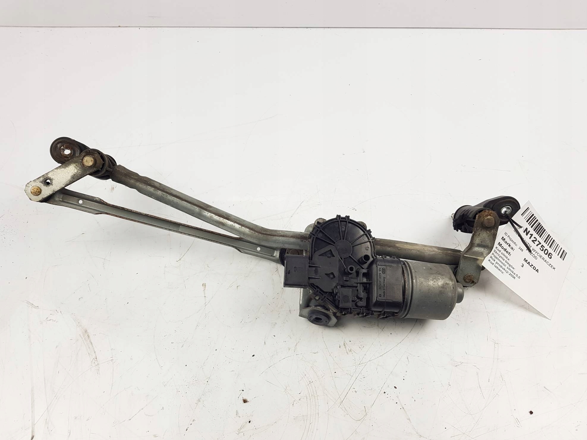 wiper mechanism front EU 4M51-17508-AA MAZDA 3 and BK