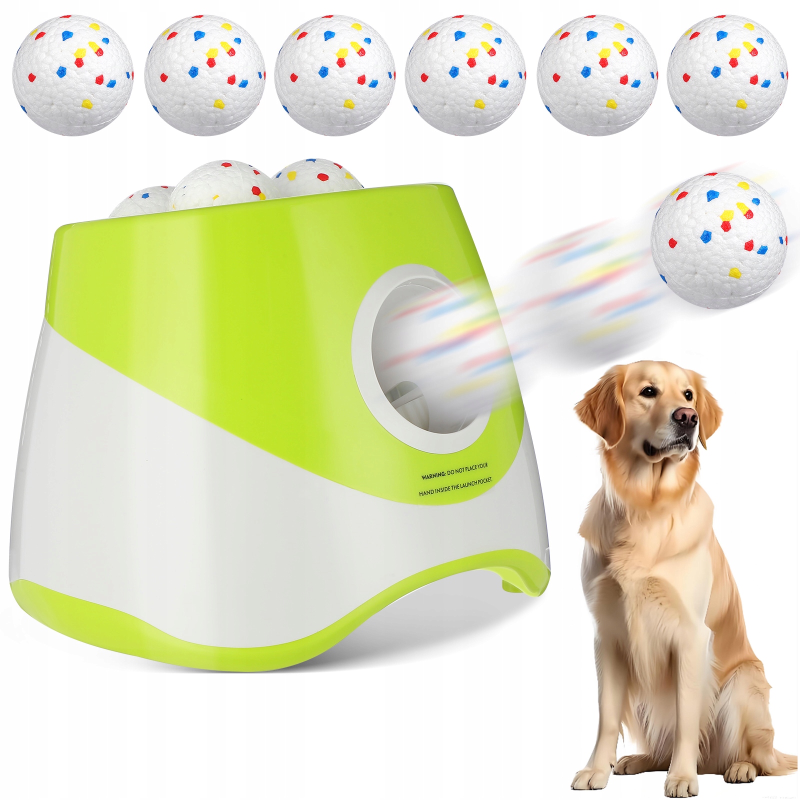 Automatický Vrhač Míčků Pro Psy Hra S 6 Míčky